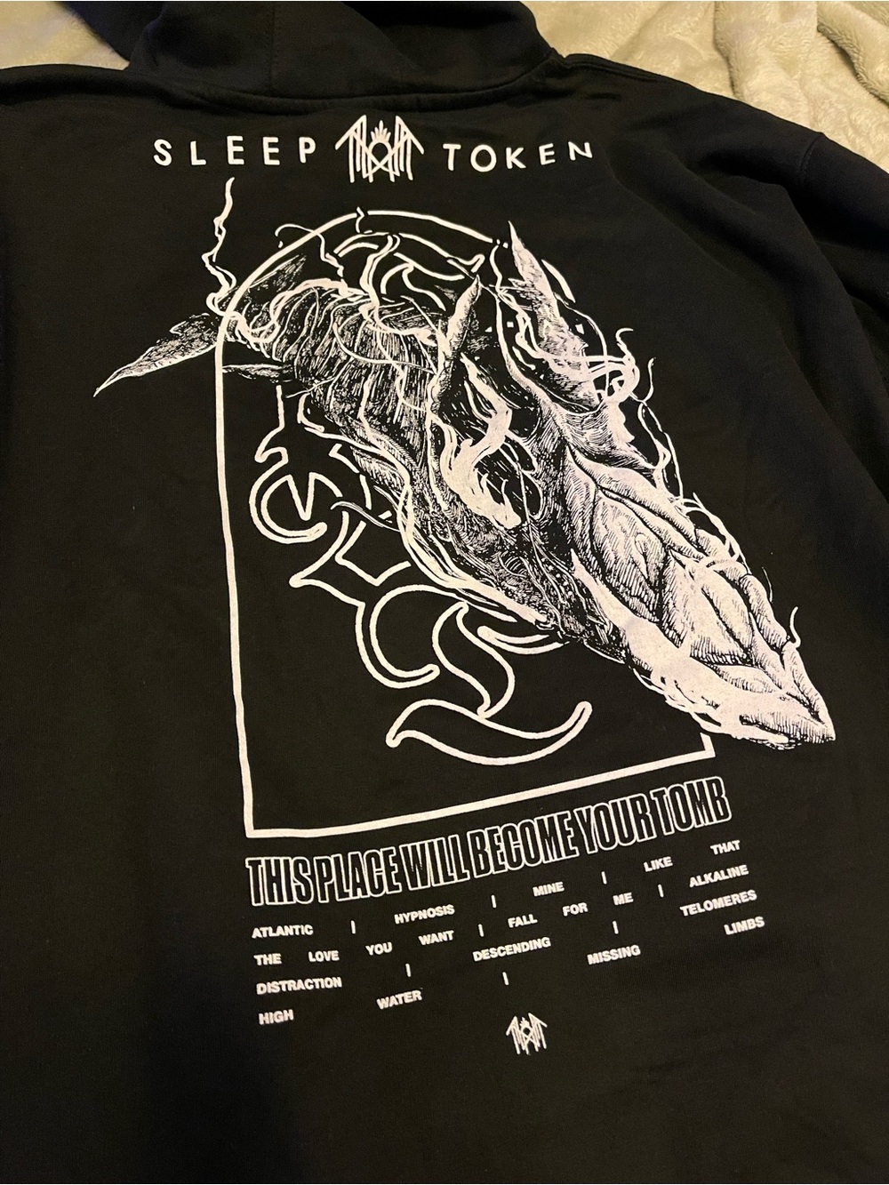 Sleep Token rock band graphic hoodie
